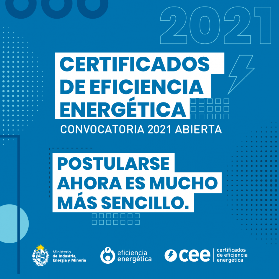 Lanzamiento de Certificados de Eficiencia Energética Certificados de Eficiencia Energética